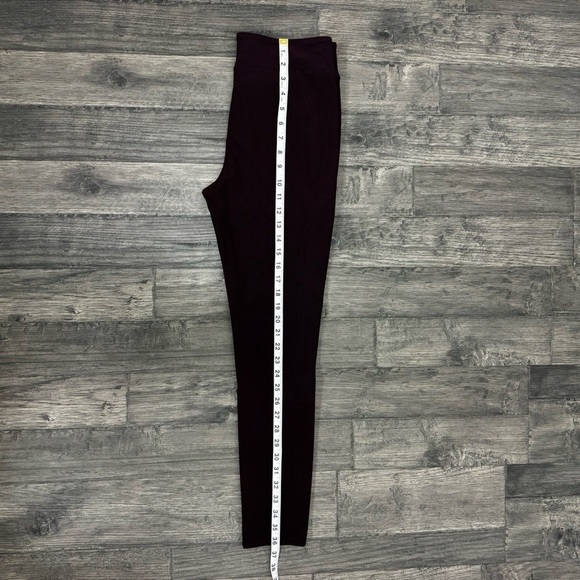 SPANX Burgundy Maroon Seamless Leggings Tights - M - Picture 7 of 7